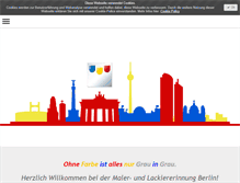 Tablet Screenshot of malerinnung-berlin.de